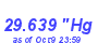 Milwaukee Weather Barometer Low Month