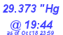 Milwaukee Weather Barometer High Today