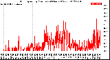 Milwaukee Weather Wind Speed<br>by Minute<br>(24 Hours) (New)