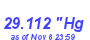 Milwaukee Weather Barometer Low Year