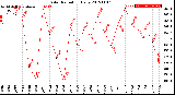 Milwaukee Weather Solar Radiation<br>Daily