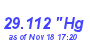 Milwaukee Weather Barometer Low Year