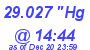 Milwaukee Weather Barometer Low Today