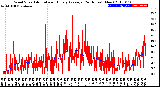 Milwaukee Weather Wind Speed<br>Actual and Hourly<br>Average<br>(24 Hours) (New)