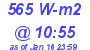 Milwaukee Weather Solar Radiation High Today