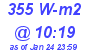 Milwaukee Weather Solar Radiation High Today