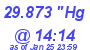 Milwaukee Weather Barometer Low Today