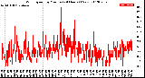 Milwaukee Weather Wind Speed<br>by Minute<br>(24 Hours) (New)