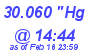 Milwaukee Weather Barometer Low Today