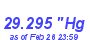 Milwaukee Weather Barometer Low Month