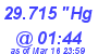 Milwaukee Weather Barometer Low Today