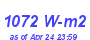 Milwaukee Weather Solar Radiation High Month