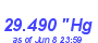 Milwaukee Weather Barometer Low Month