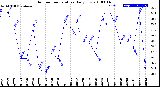 Milwaukee Weather Outdoor Temperature<br>Daily Low