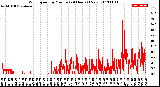 Milwaukee Weather Wind Speed<br>by Minute<br>(24 Hours) (New)