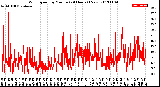 Milwaukee Weather Wind Speed<br>by Minute<br>(24 Hours) (New)