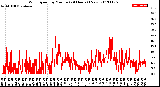 Milwaukee Weather Wind Speed<br>by Minute<br>(24 Hours) (New)