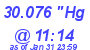 Milwaukee Weather Barometer High Today