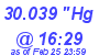 Milwaukee Weather Barometer Low Today