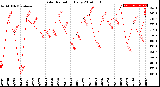 Milwaukee Weather Solar Radiation<br>Daily