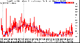 Milwaukee Weather Wind Speed<br>Actual and Hourly<br>Average<br>(24 Hours) (New)