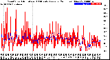 Milwaukee Weather Wind Speed<br>Actual and 10 Minute<br>Average<br>(24 Hours) (New)