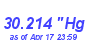 Milwaukee Weather Barometer High Month