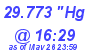 Milwaukee Weather Barometer Low Today