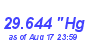 Milwaukee Weather Barometer Low Month