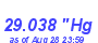 Milwaukee Weather Barometer Low Year