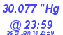 Milwaukee Weather Barometer Low Today