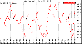 Milwaukee Weather Solar Radiation<br>Daily