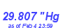 Milwaukee Weather Barometer Low Month