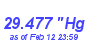 Milwaukee Weather Barometer Low Month