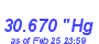 Milwaukee Weather Barometer High Month