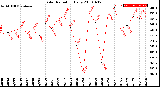 Milwaukee Weather Solar Radiation<br>Daily