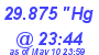 Milwaukee Weather Barometer Low Today