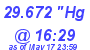 Milwaukee Weather Barometer Low Today