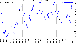 Milwaukee Weather Wind Chill<br>Daily Low