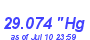 Milwaukee Weather Barometer Low Year