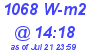 Milwaukee Weather Solar Radiation High Today