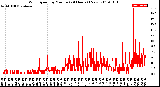 Milwaukee Weather Wind Speed<br>by Minute<br>(24 Hours) (New)