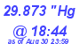 Milwaukee Weather Barometer Low Today