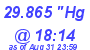 Milwaukee Weather Barometer Low Today