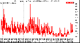 Milwaukee Weather Wind Speed<br>by Minute<br>(24 Hours) (New)