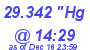 Milwaukee Weather Barometer Low Today