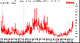 Milwaukee Weather Wind Speed<br>by Minute<br>(24 Hours) (New)