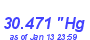 Milwaukee Weather Barometer High Year