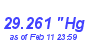 Milwaukee Weather Barometer Low Year