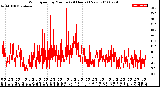 Milwaukee Weather Wind Speed<br>by Minute<br>(24 Hours) (New)